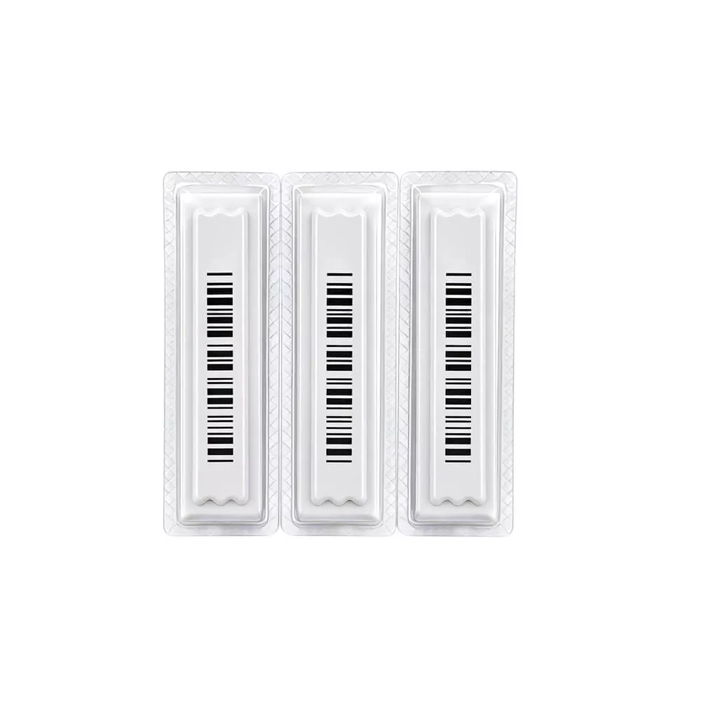 LiFangmei Technology AM Soft Label: 45×11mm, ஒருமுறை பயன்படுத்தக்கூடியது, பல்பொருள் அங்காடிகளில் துப்புரவு மற்றும் சுகாதார பொருட்களை திருடுவதற்கு ஏற்றது